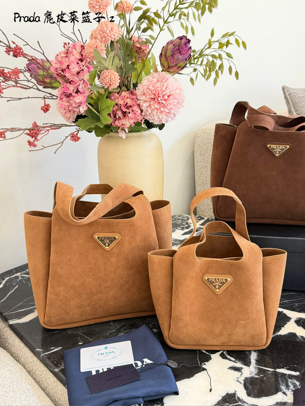 Suede Tote Bag