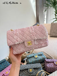 Classic Flap Bag Cotton Tweed