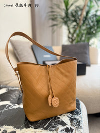 Quilted Leather Hobo Bag