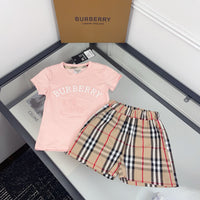 Check Shorts Set