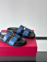 Garavani VLogo Calf Leather Slides
