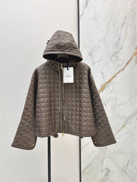 Quilted Hooded Cape