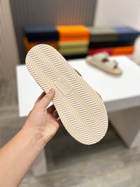 Suede Double Strap Sandals