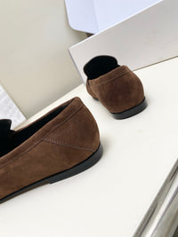 Suede Loafers