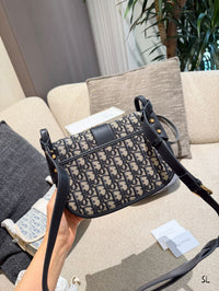 Oblique Jacquard Shoulder Bag