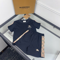Check T-Shirt & Shorts Set