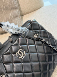 Quilted Leather Tote Bag