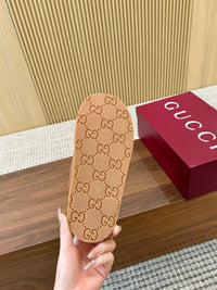 Crystal Leather Sliders