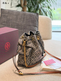 T Monogram Bucket Bag