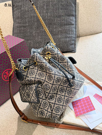 T Monogram Bucket Bag