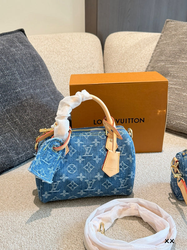 Nano Speedy Monogram Denim