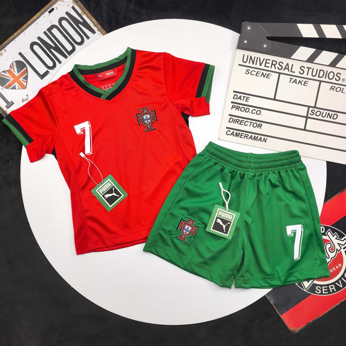 Portugal Cristiano Ronaldo No.7 Football Kit