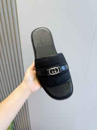 Monogram Slide Sandals