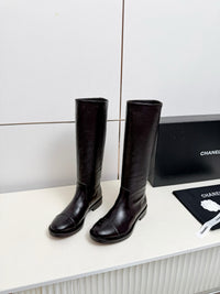 26B Logo Leather Boots