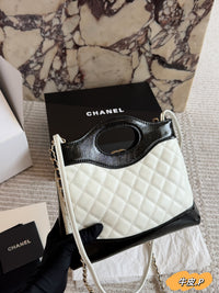 Shiny Lambskin Shopping Bag