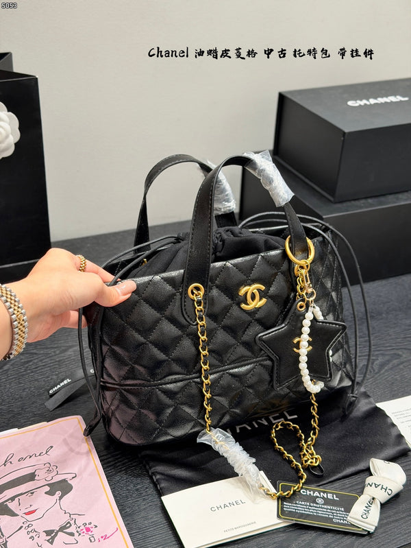 Vintage Quilted Tote