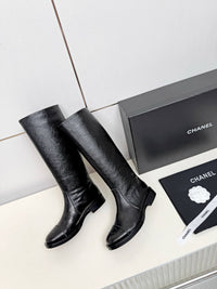 26B Logo Leather Boots