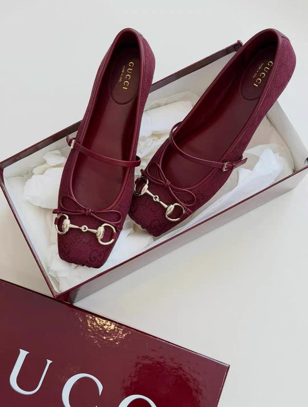 Horsebit Mary Jane Flats