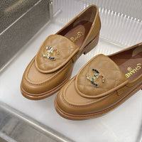 Quilted Leather Loafers