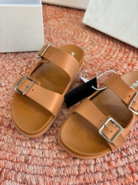 Leather Sliders