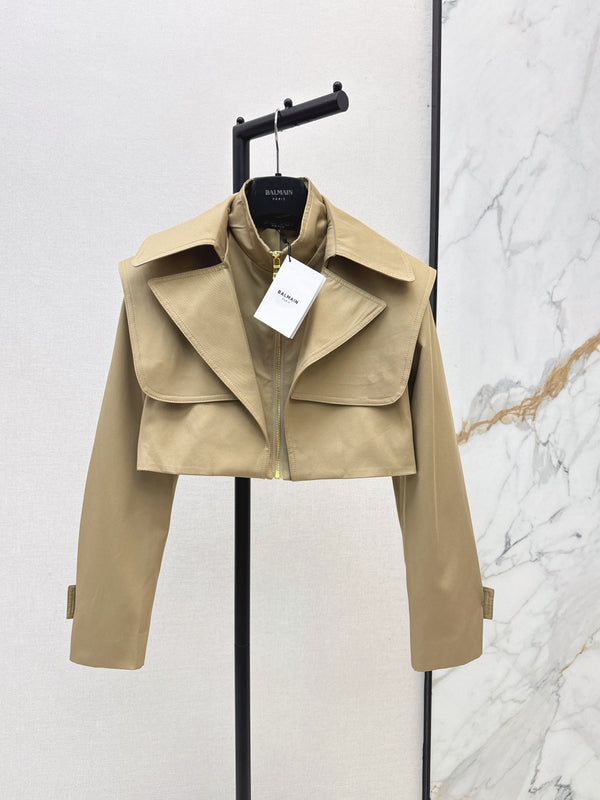 26S Cropped Gabardine Jacket