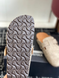 Monogram Suede Clogs