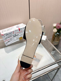 Bianca Leather Slides