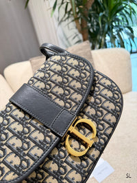 Oblique Jacquard Shoulder Bag