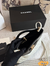 Shiny Lambskin Shopping Bag