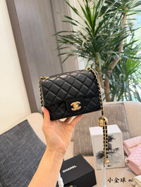 Mini Classic Flap Bag Lambskin