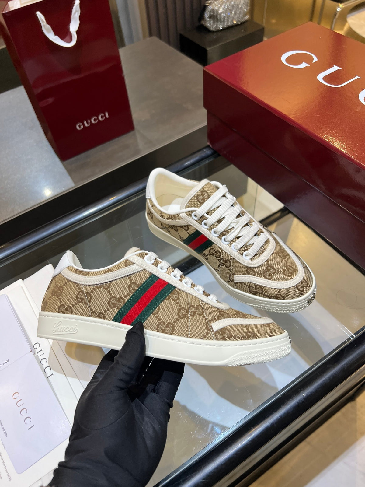 Stretch Low Top Trainers