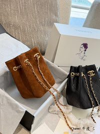 Drawstring Bucket Bag