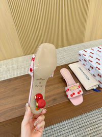 Cherry Lily Mules