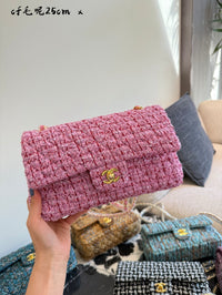 Classic Flap Bag Cotton Tweed
