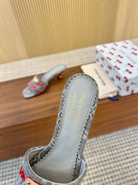 Cherry Lily Mules