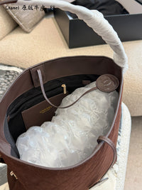 Quilted Leather Hobo Bag
