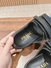 Padded Nappa Leather Slides