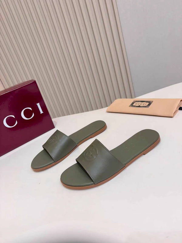 Interlocking Leather Sandals