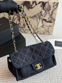 Double Flap Shoulder Bag