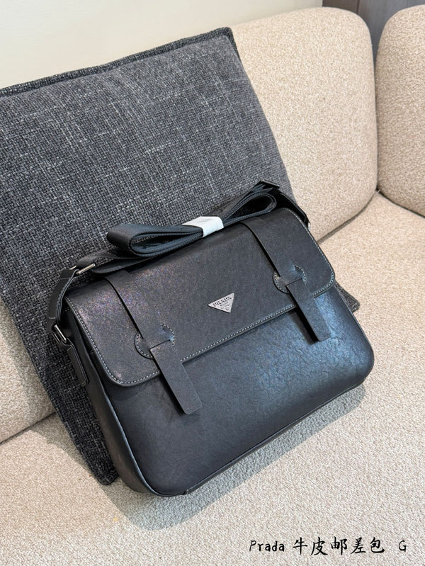 Leather Messenger Bag