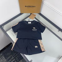 Check T-Shirt & Shorts Set