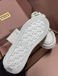 Leather White Low Top Sneakers