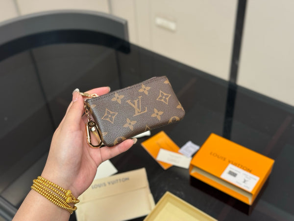 Monogram Key Pouch