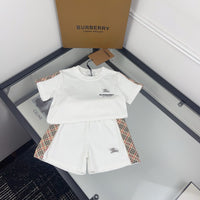 Check T-Shirt & Shorts Set