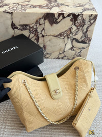 Braided Raffia Tote