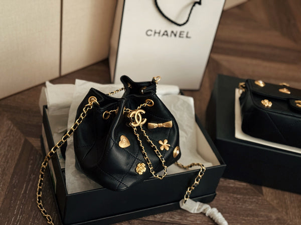 25K Icon Charm Bucket Bag