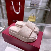 Angelina Platform Slide Sandals