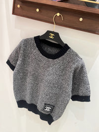 Logo Short Sleeve Sweater