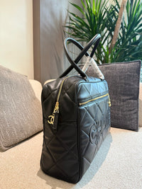 Stitched Maxi Logo Bowling Bag