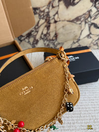 Teri Suede Mini Crossbody Bag